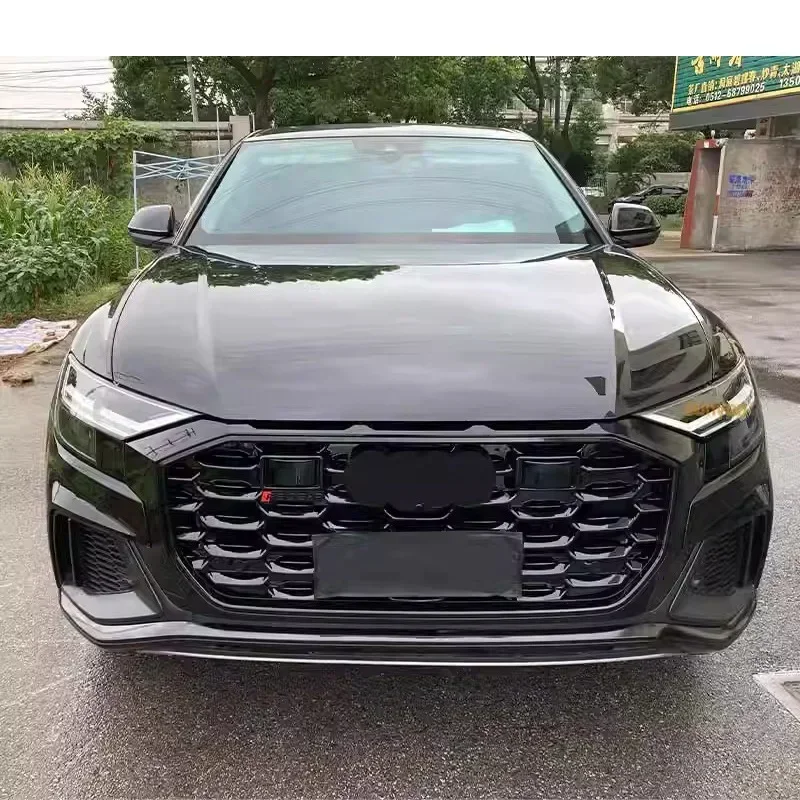 Мы решеткой переднего бампера автомобиля для Audi Q8 Hot Rod 2019-2024 годов, модернизация автосалона RSQ8 ACC, авто гоночные грили купить сейчас