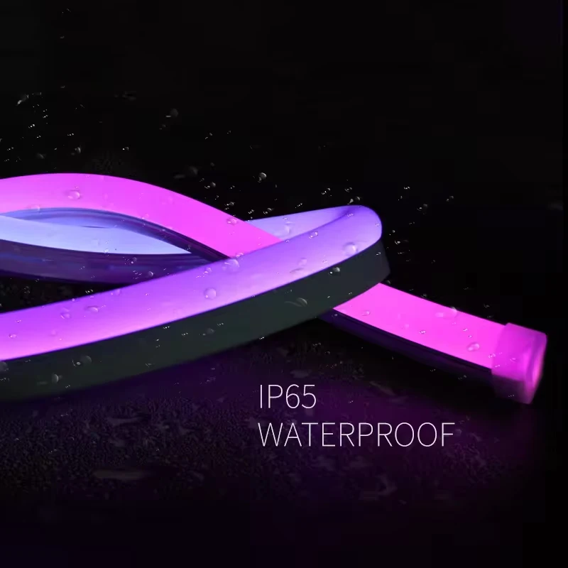 Фото Светодиодная неоновая лента RGB с дистанционным управлением через приложение и поддержкой Bluetooth, 5 в постоянного тока №4