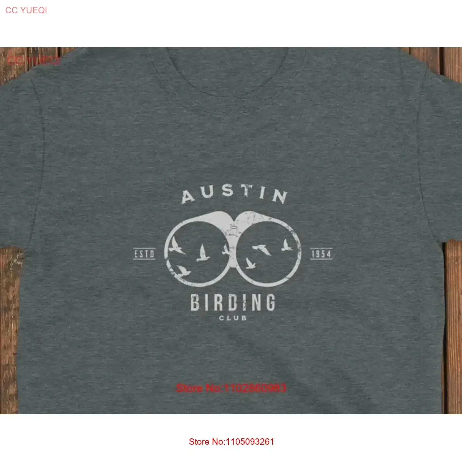 Винтажная футболка Austin Birding Club для наблюдения за птицами, винтажная стираная мужская футболка с слегка графикой, унисекс, дышащая, мягкая