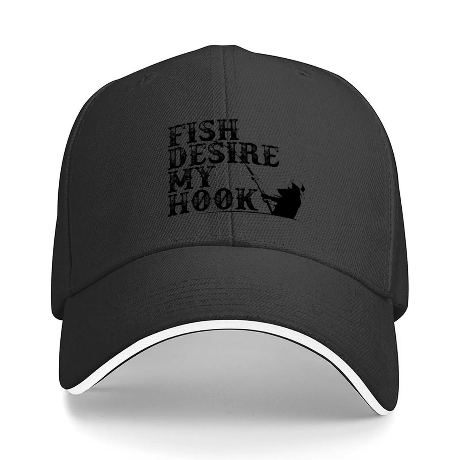 Бейсбольная кепка Fish Desire My Hook, аниме-шляпа, роскошная шляпа для гольфа, шляпы для мужчин, мужские и женские