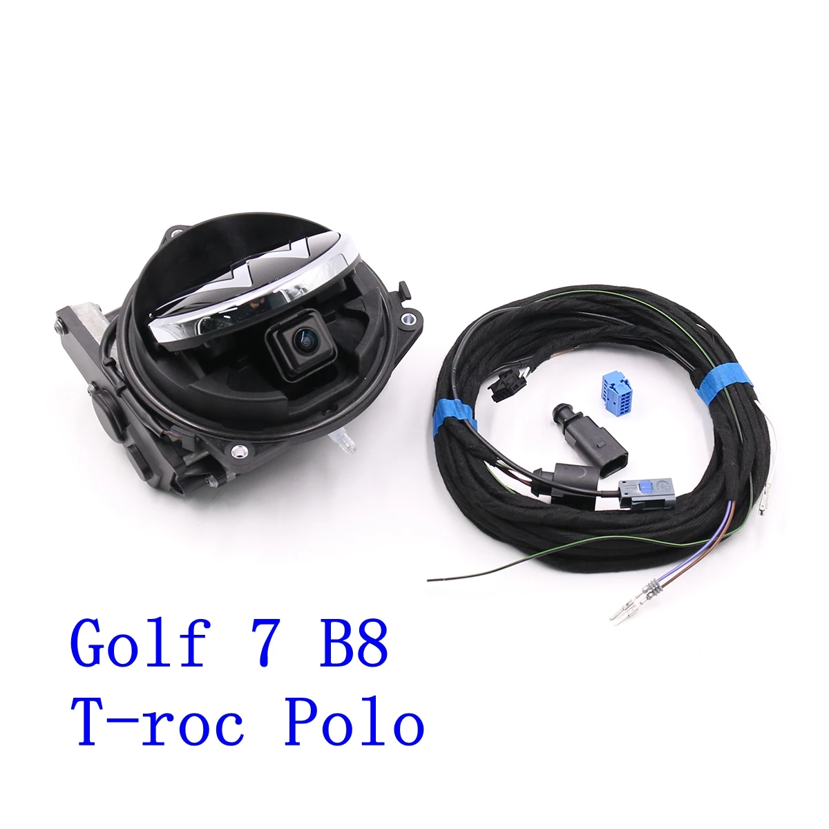 Новинка для GOLF 7 VII MK7 T-ROC Passat B8 POLO 6C, парковочная камера, переворачивающаяся эмблема, камера заднего вида, камера заднего вида