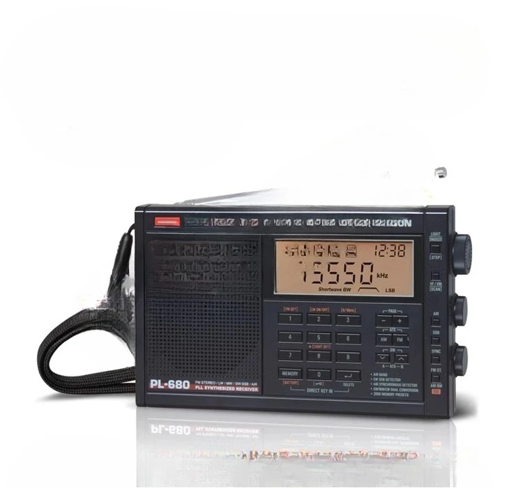 Tecsun/Desheng PL-680 полнодиапазонная цифровая вторичная преобразование частоты авиационная коротковолновая радиозарядка PL660