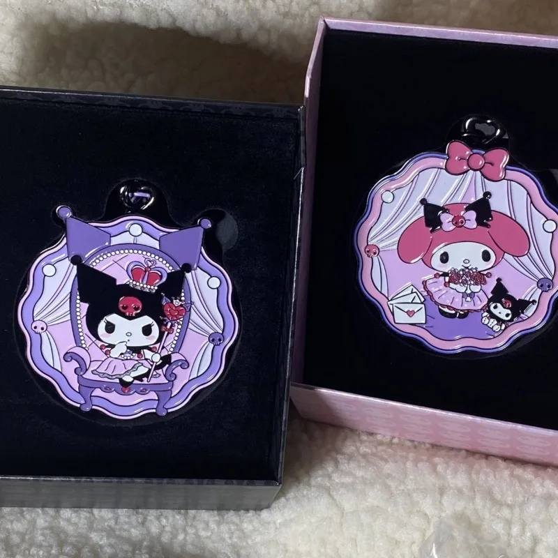 Фото Анимационная периферийная подвеска Sanrio, аксессуары, кулон, медаль Kuromi Melody, обучение, стиль мечты, горячая любовь, Летний стиль №5