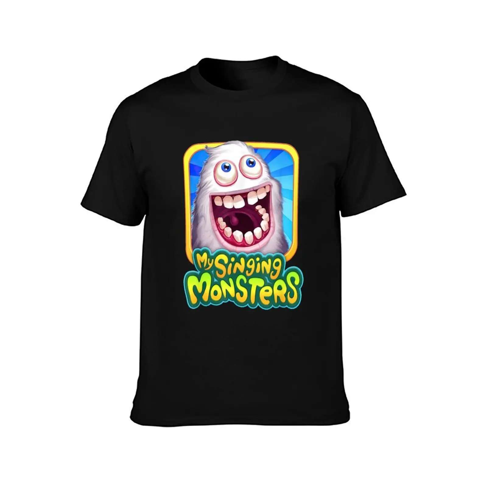 Фото Футболка с забавным значком My Singing Monsters Mammott, хлопковая футболка, футболка из 100% футболки с индивидуальным принтом №2