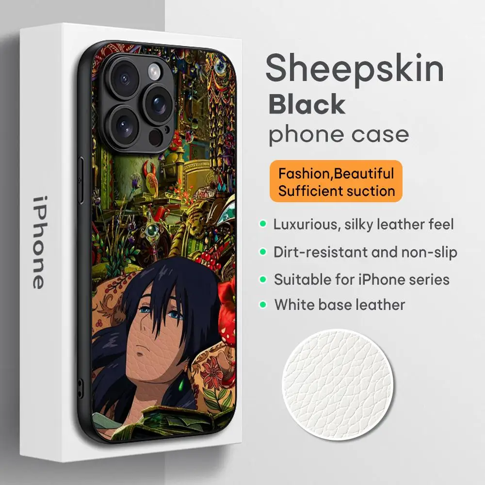 Casti-lloS Vagabundo hot cartoon Phone Case For iPhone 16 15 14 13 12 11 Plus Pro Max Limited Black hard case Sheepskin