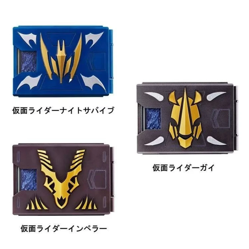 Фото Bandai CSM, оригинальный набор карточек для верховой езды Kamen Rider Dragon, 2, коробка для карточек для выживания в ночное время, антилопы, император, доспехи №2