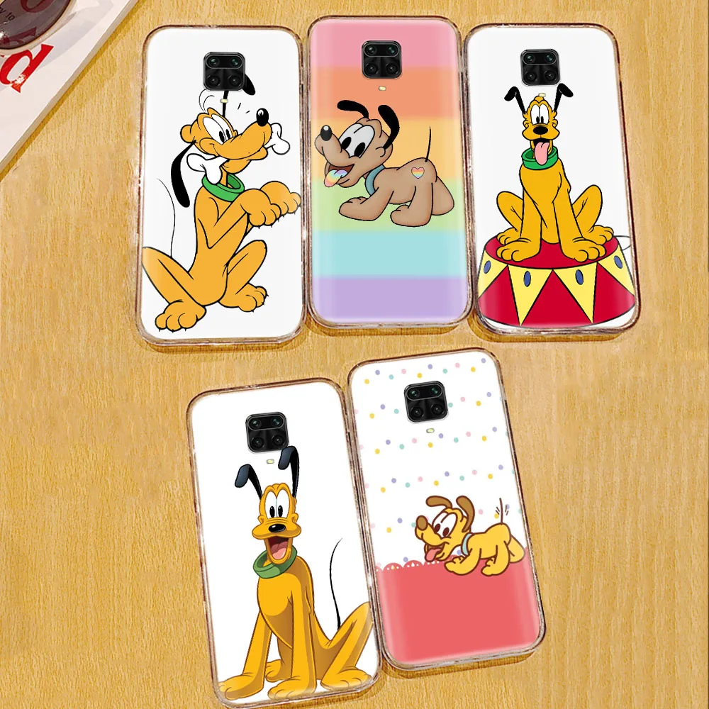 Прозрачный чехол для Samsung S24 S20 S21 Plus Ultra A55 A35 A25 A15 A05 A05S pluto dog