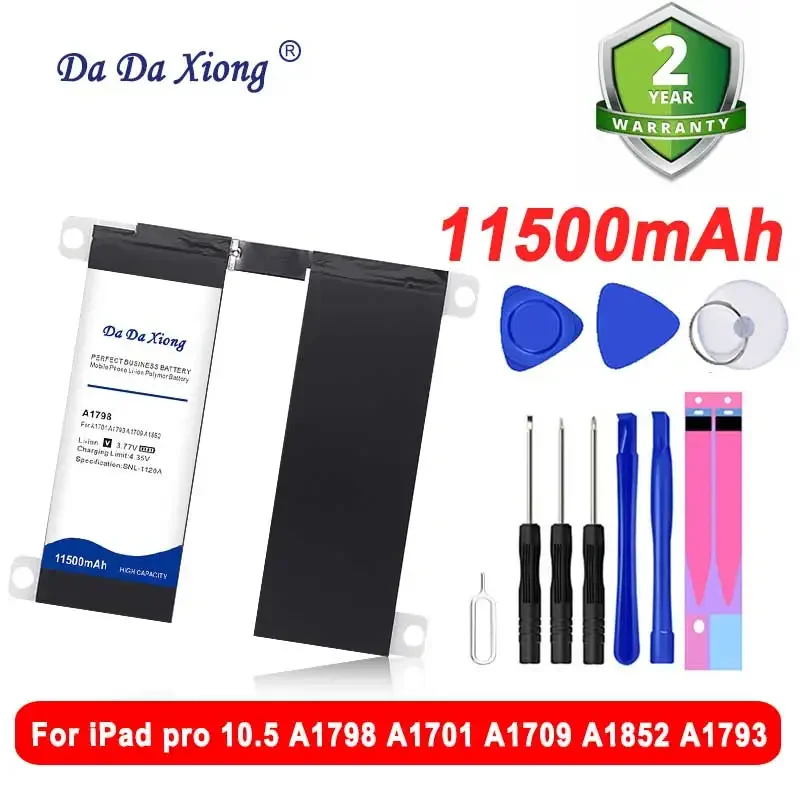 100% Оригинальная батарея 11500 мАч для iPad pro 10,5 A1798 A1701 A1709 A1852 A1793 аккумулятор в наличии