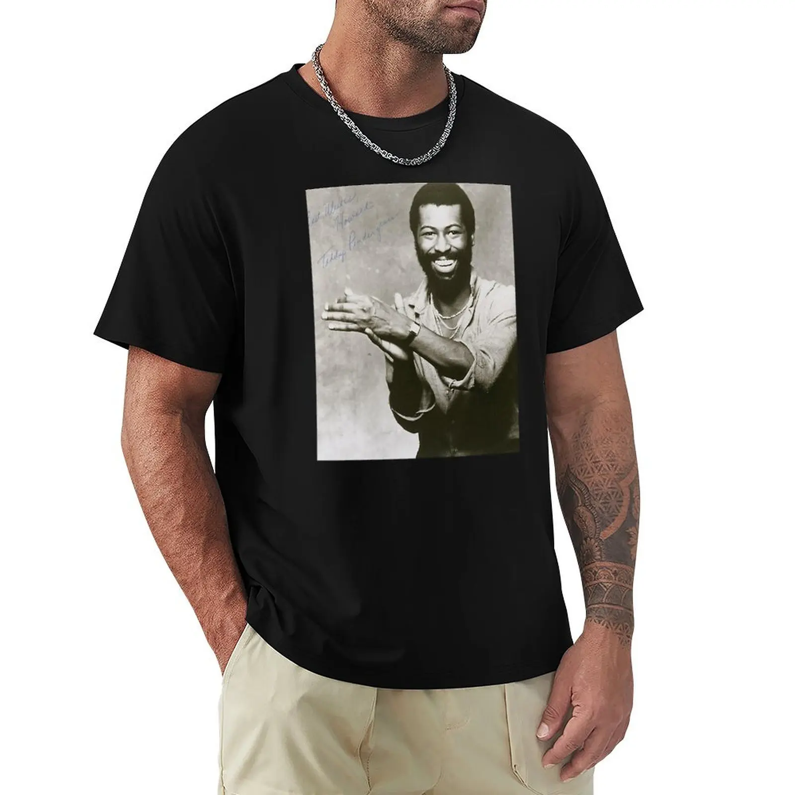 Футболка Teddy Pendergrass, летняя рубашка, роскошная футболка, милая одежда, новое издание, мужская футболка