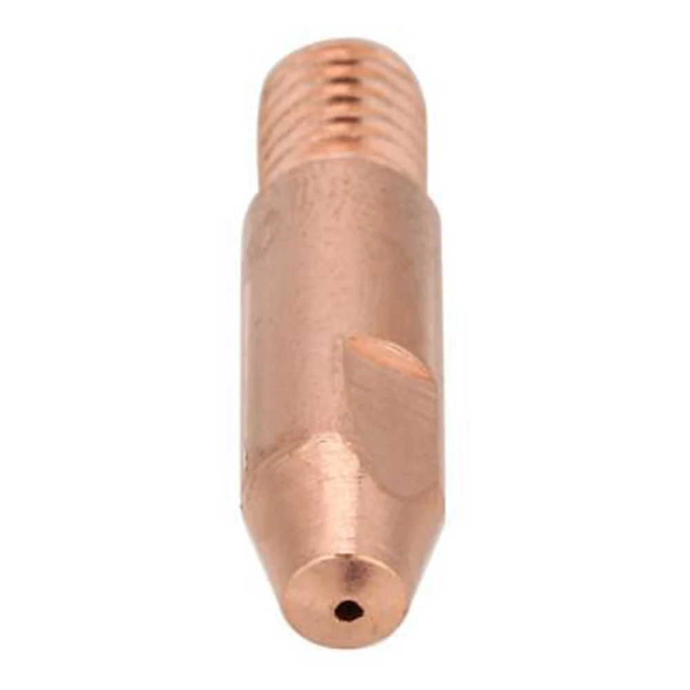 Медный контактный наконечник M6 для Binzel 24KD MIG/MAG, сварочные детали 0,8/1,0/1,2 мм, высококачественный прочный медный контактный сварочный инструме...