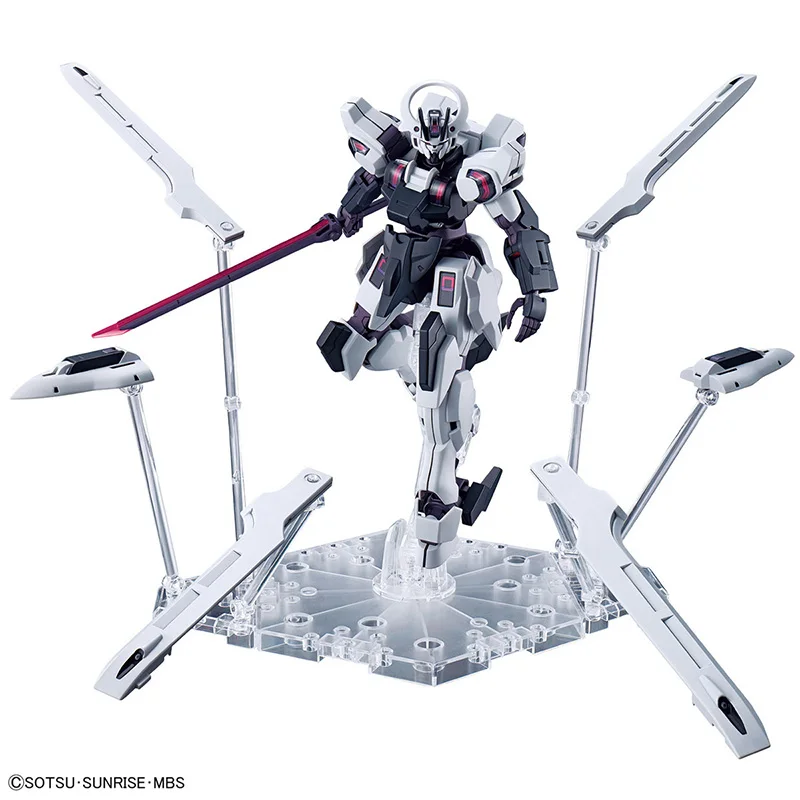 Фото В наличии Bandai HG 1/144 GUNDAM SCHWARZETTE ведьма из набора моделей MERCURY аниме экшн-боец в сборе игрушка подарок для ребенка №3