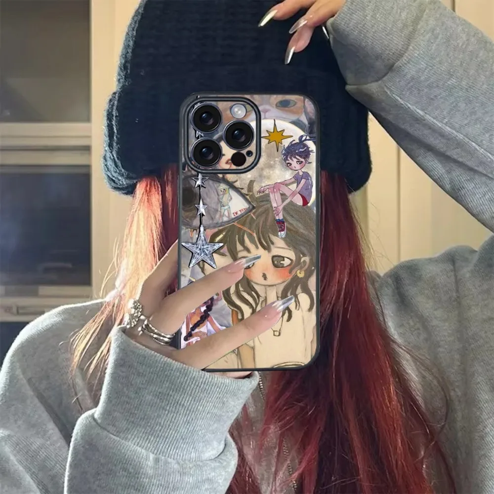 Aya Takano Phone Case For iPhone 16 15 14 13 12 11 PRO MAX PLUS Mini TPU Soft to Skin-friendly case (art.: 3920cc44b62bc) - 3920cc44b62bc