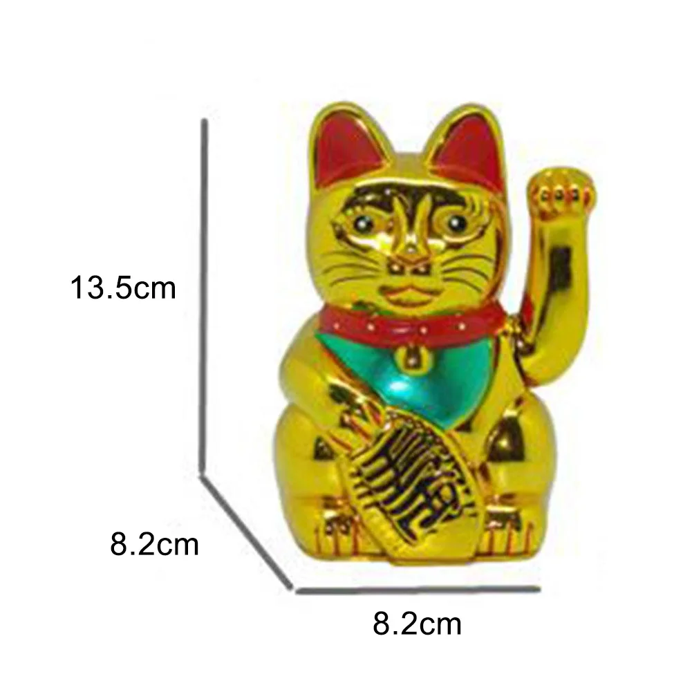 Счастливая кошка, машущая фэн-шуй, подвижная кошка, счастливая кошка для дома/магазина, украшение для дома, Новогодний подарок