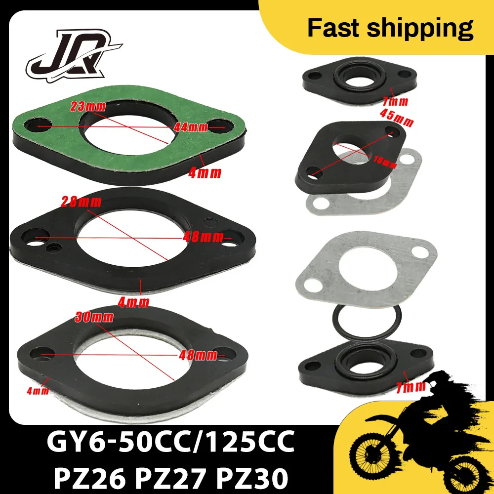 Прокладка для карбюратора GY6 PZ26 PZ27 PZ30 50cc 125cc 140cc 150cc 160cc двигатель Pitster Pro SSR Pit Dirt Bike Мотокросс