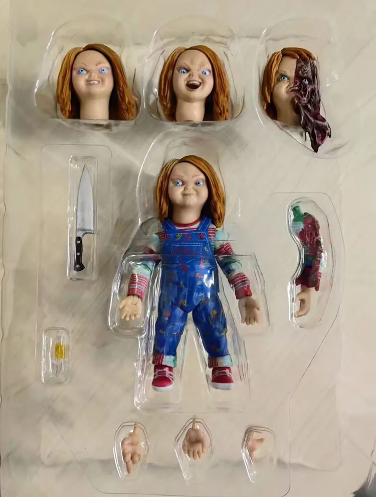 12 см NECA Bruid Van Chucky Ultieme CHUCKY фигурка ужас Хэллоуин игрушки подарок