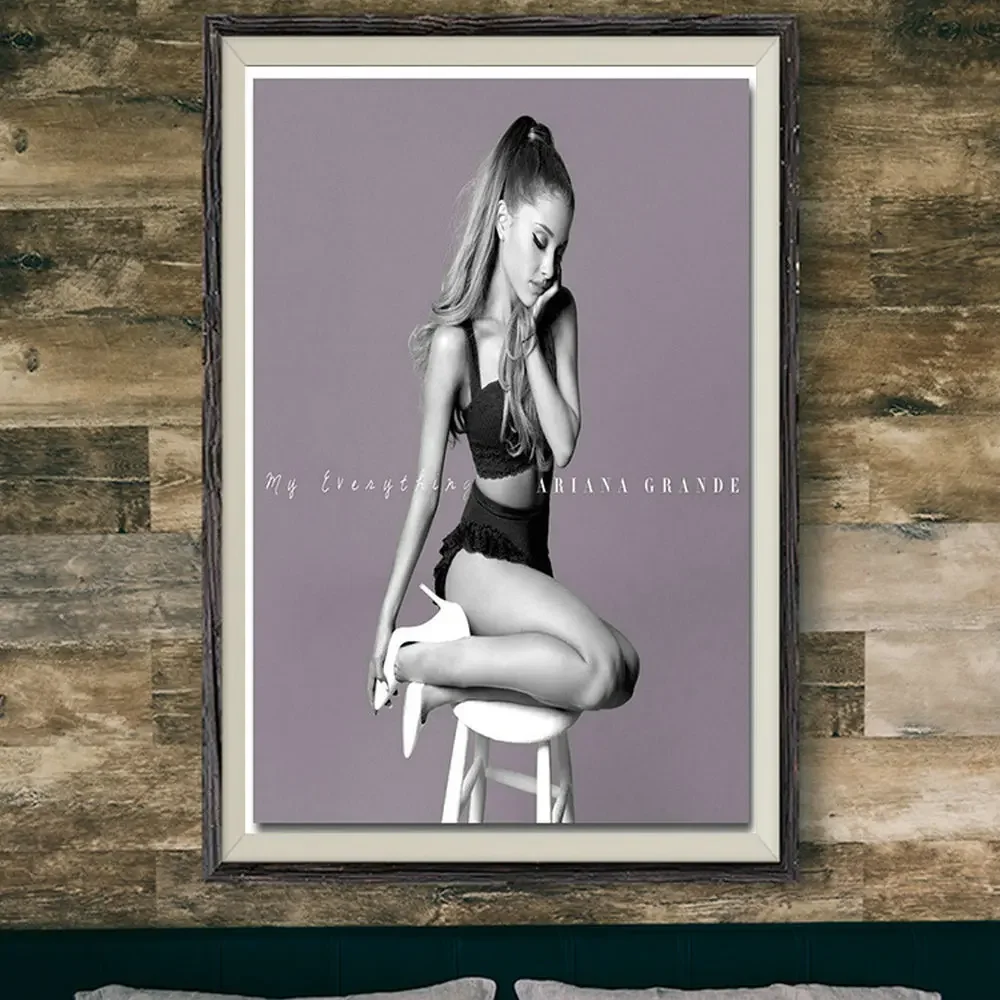 117 ARIANA GRANDE, хит продаж, США, музыкальная певица 105, настенный шелковый тканевый постер, художественное украшение, подарок