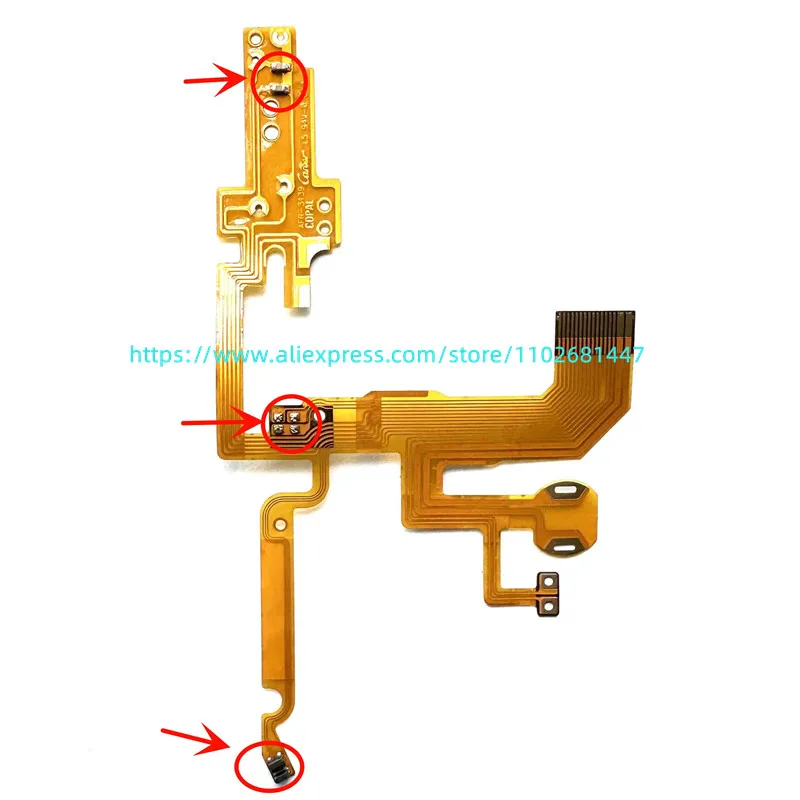 New Lens Aperture flex cable For  For Fuji FOR Fujifilm XA3 Shutter Flex Cable Digital Camera repair parts With socket　