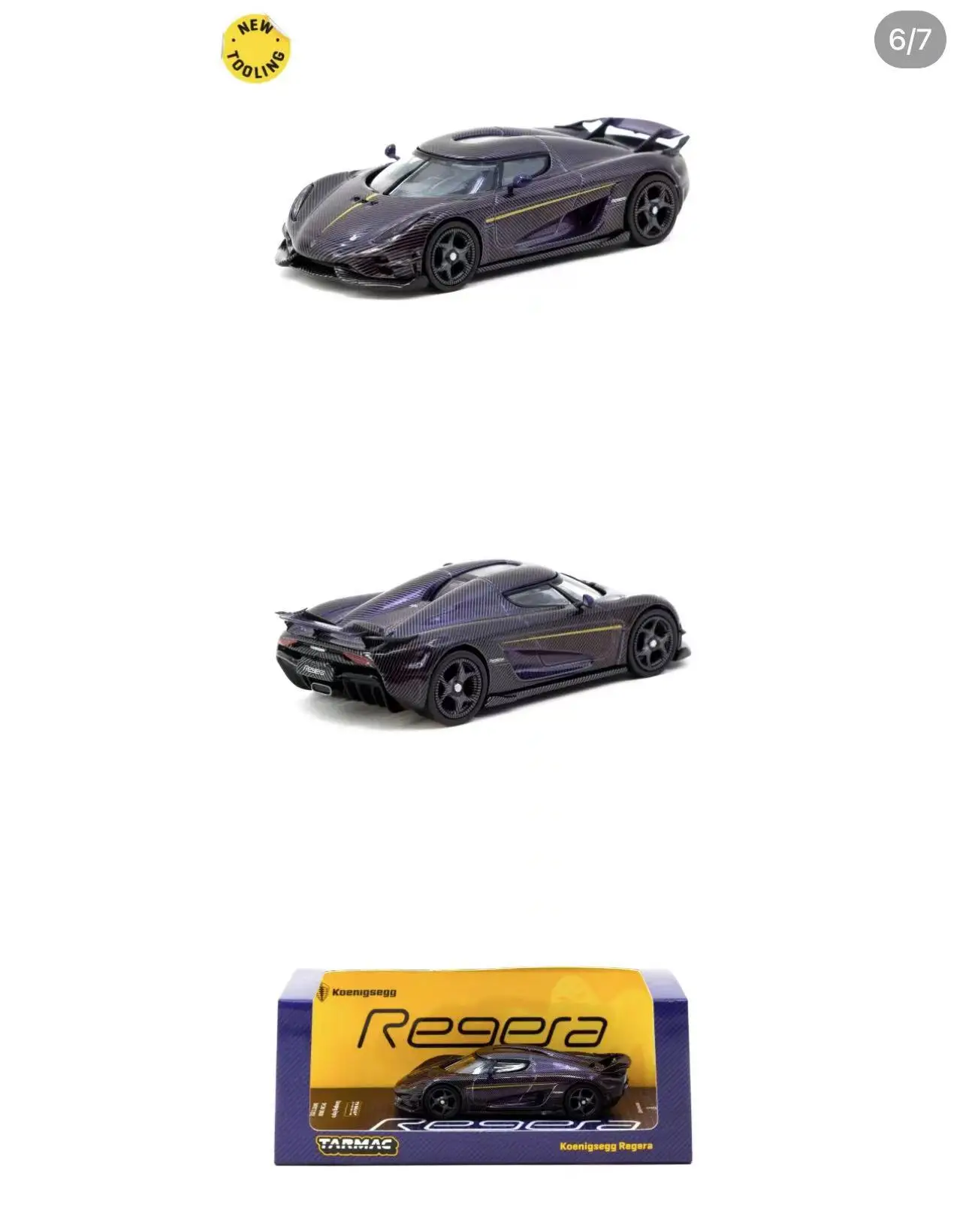 Tarmac Works TW 1:64 Koenigsegg Regera фиолетовый Foshan ограниченная литья под давлением модель автомобиля (art.: 3920c9adae35a) - 3920c9adae35a