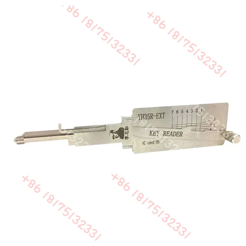 LISHI YH35R-EXT ключ-считыватель для мотоцикла, длинная МОДЕЛЬ, прямой считыватель мотоцикла, замок LISHI для мотоцикла, фабрика Smith