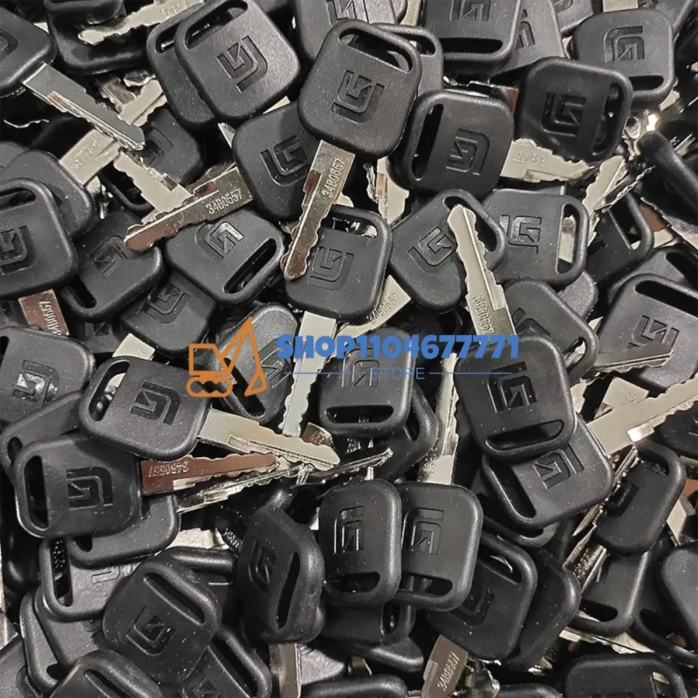 Фото Полный набор ключей для XCMG Kubota Komatsu Liugong Lingong Kobelco Doosan Sany Hitachi Vollvo Start, боковая дверь зажигания №3