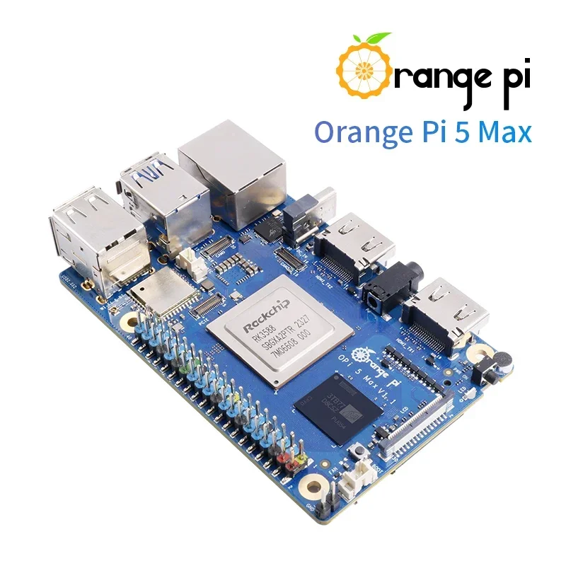 Orange Pi 5 Max 8 ГБ ОЗУ 16 ГБ ОЗУ Одноплатный компьютер LPDDR5 RK3588 Чип 2,5G LAN WiFi + BT OPi Orangepi 5 MAX Плата разработки