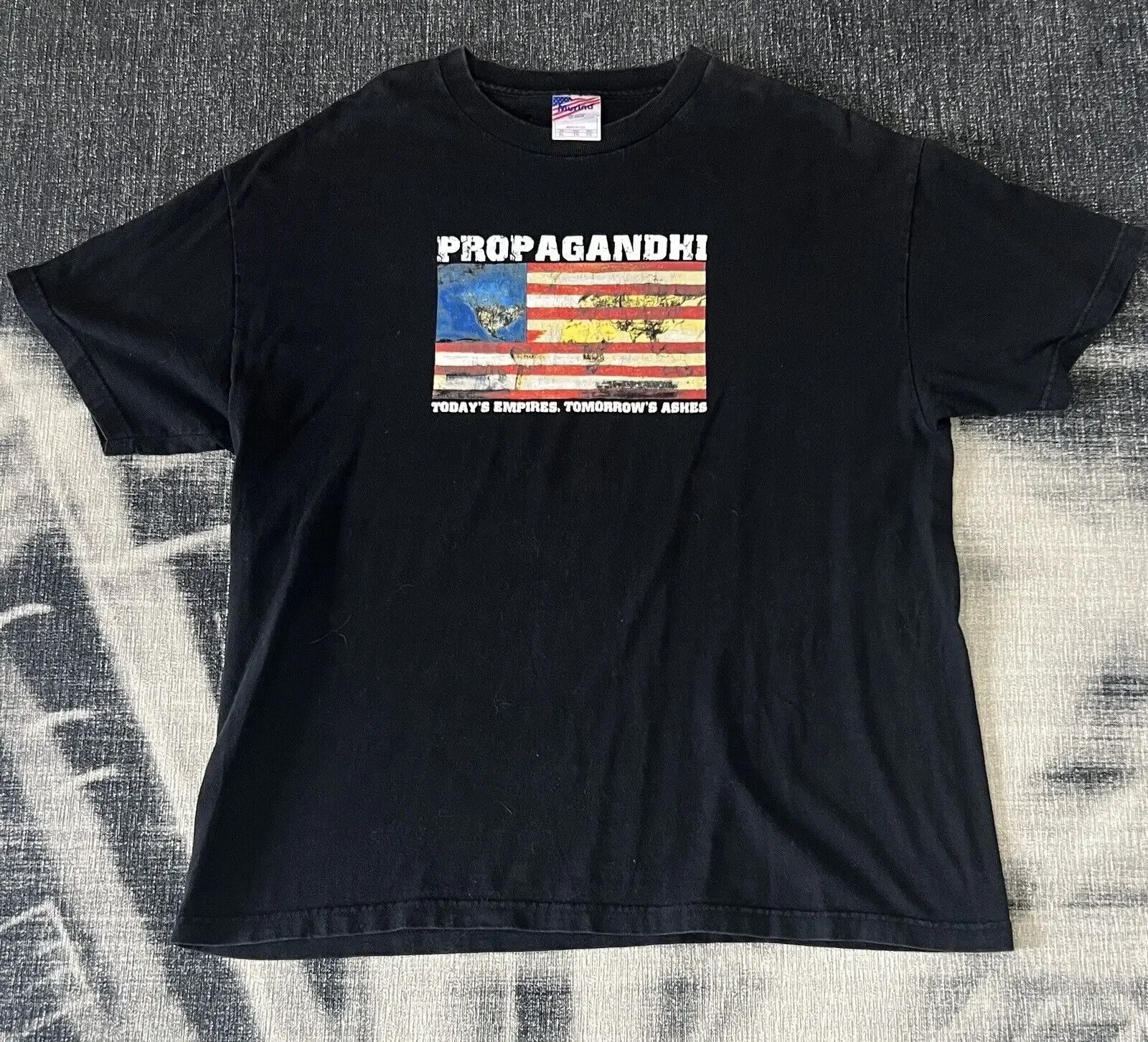 Винтажная рубашка Propagandhi Today's Empires Tomorrow's Ashes 2001, размер XL, панк-хардкор