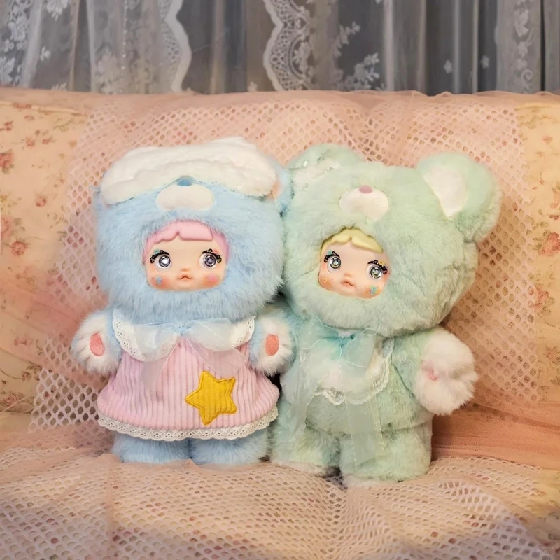 Подлинная 400% слепая коробка Nommi Goodnight Bear Series Mystery Box, милая виниловая плюшевая игрушка, кавайная кукла, украшение, модный подарок на день рождения