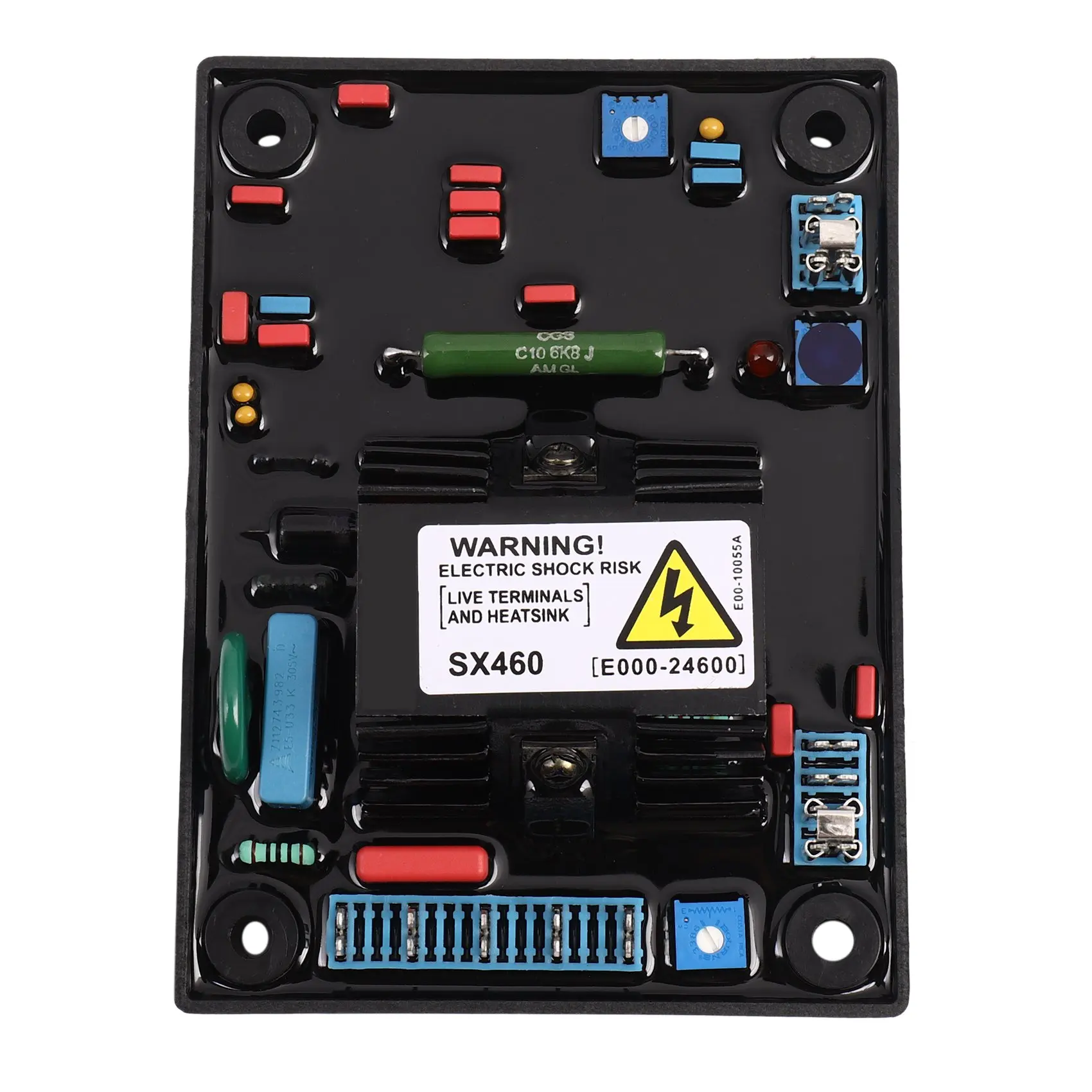 AVR SX460-A SX 460-A 460 с красным конденсатором, мягкий клей, аксессуары лучшего качества, автоматический регулятор напряжения для генератора