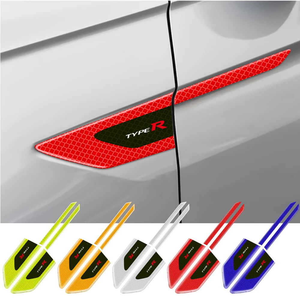 Фото 2 шт., наклейки на боковые лезвия автомобиля Honda CITY CIVIC №4