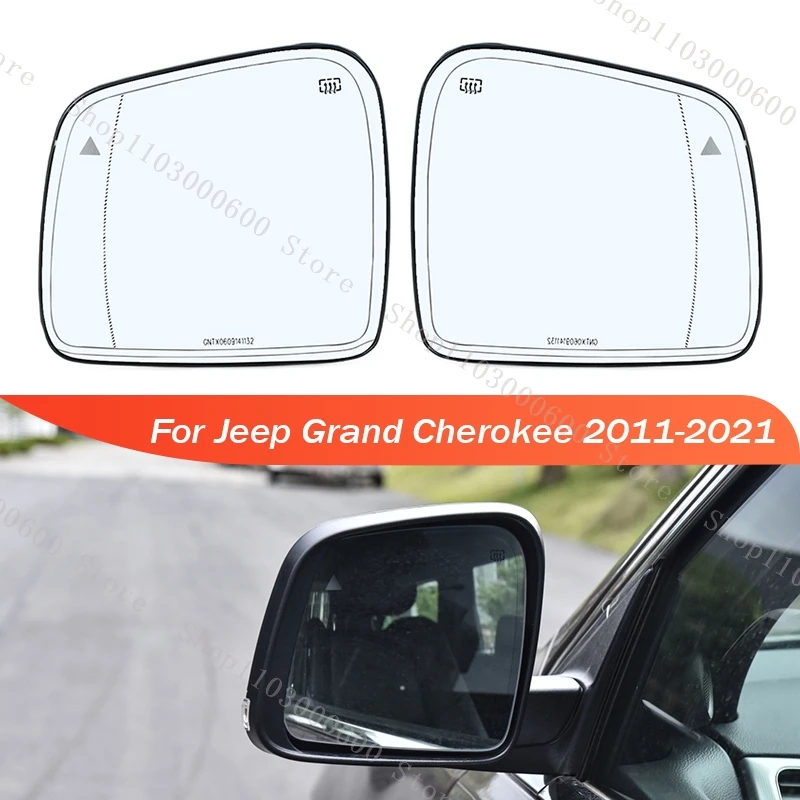 Для Jeep Grand Cherokee 2011-2021 автомобильное боковое зеркало заднего вида с подогревом 68082635AB 68082638AB