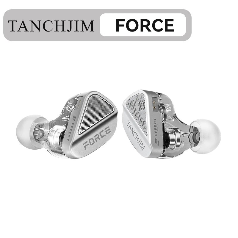 TANCHJIM x Effect Audio Force с двойным динамическим драйвером и открытой спиной, флагманские наушники-вкладыши Hi-Fi с разъемом 3,5 мм/4,4 мм/DSP