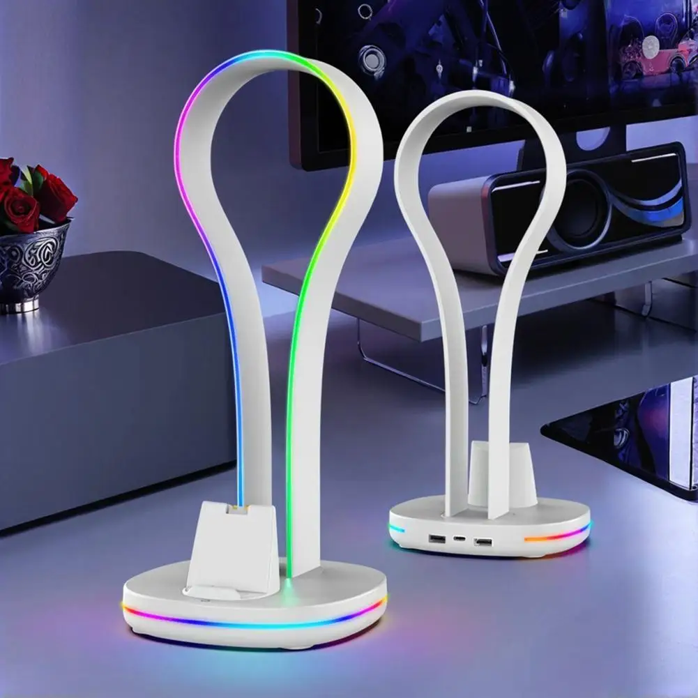 Фото Магнитное зарядное устройство для PS5 с цветным RGB-подсветкой №3
