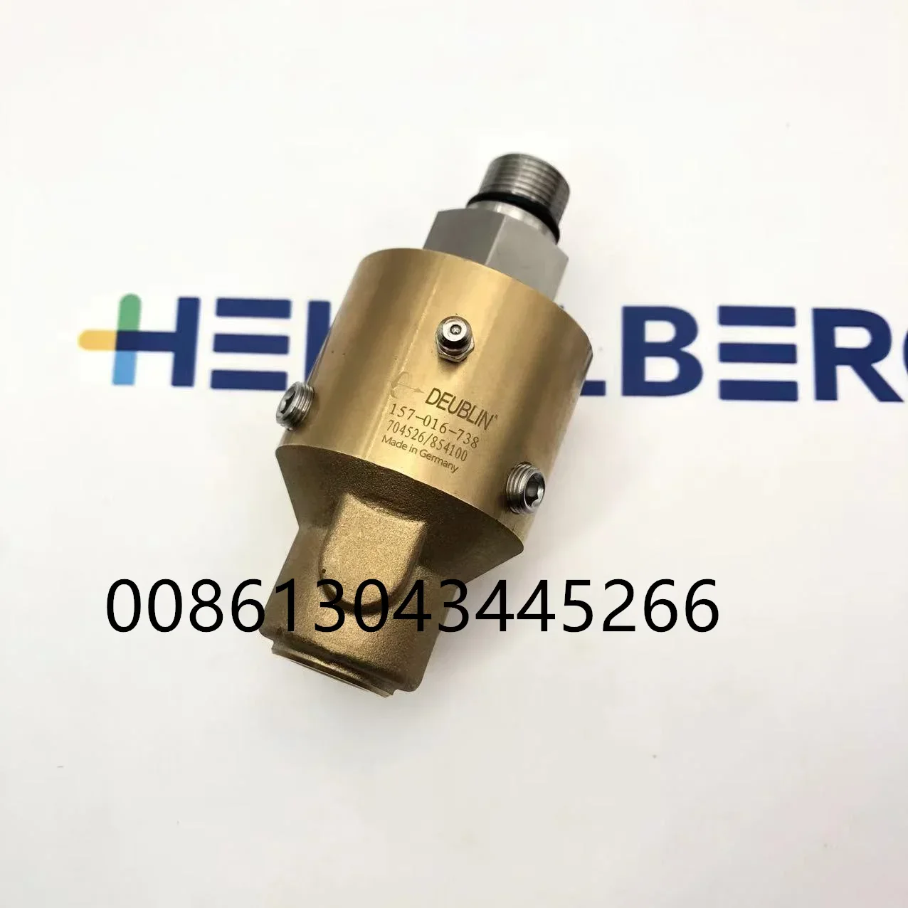Лучшее качество Heidelberg H0247 Поворотный соединитель 157-016-738 CD102 Печатные детали Спиртовая охлаждающая головка Поворотный клапан 00.580.2807