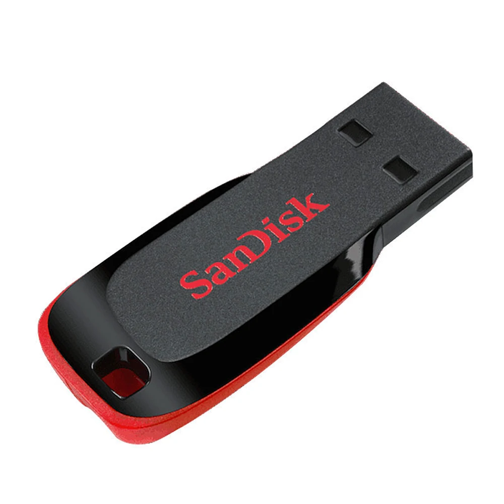100% оригинальный флэш-накопитель SanDisk 64 ГБ USB-накопитель 32 ГБ USB-диск 16 ГБ USB2.0 Мини-накопитель Pendrive Memory Stick U-диск для компьютера
