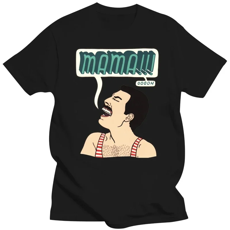 Kaus Lucu Rhapsody богемный Kaus Atasan Pop Remaja Kaus Mama Merkuri Freddie