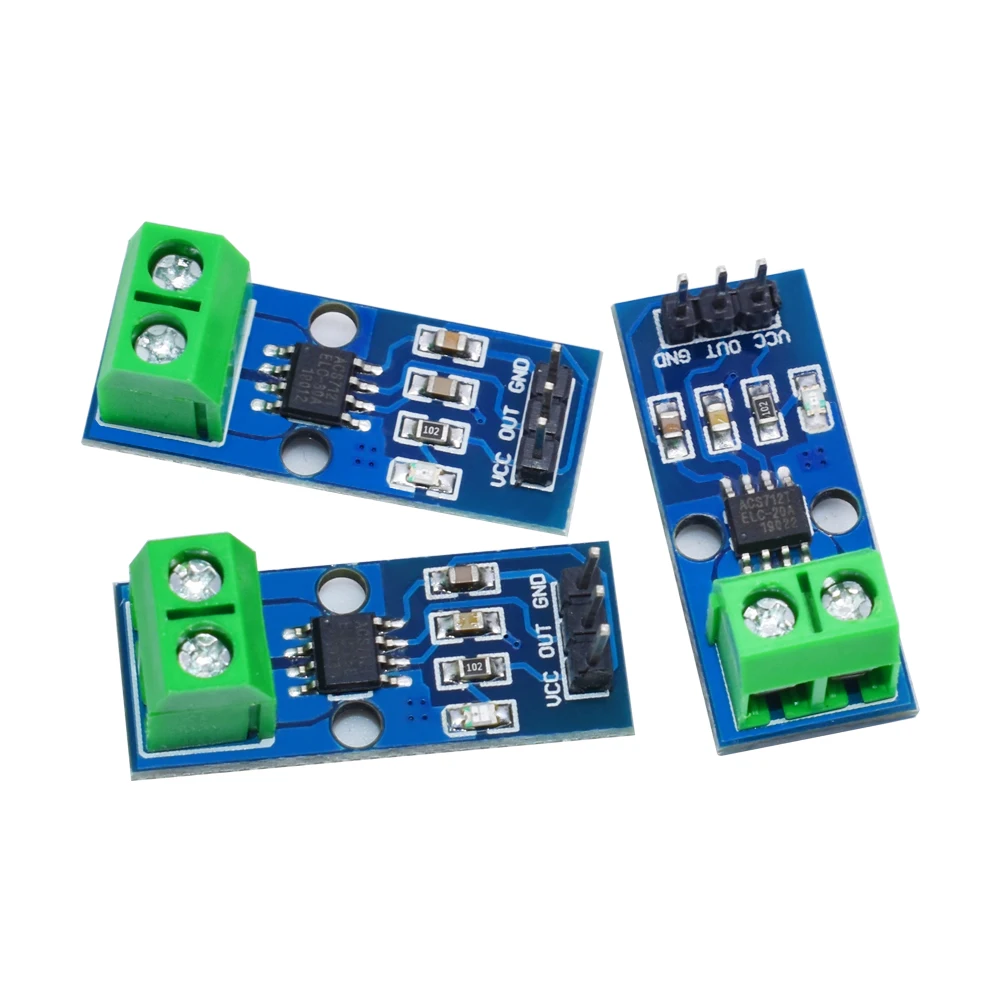 Модуль датчика тока зала ACS712, модуль ACS712 для Arduino 20A