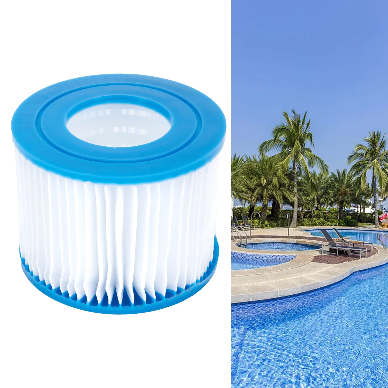 Сменный фильтр для бассейна, подходит для фильтров Flowclear размера VI Lay-Z-Spa - Miami Vegas (art.: 3920c49f0e970) - 3920c49f0e970