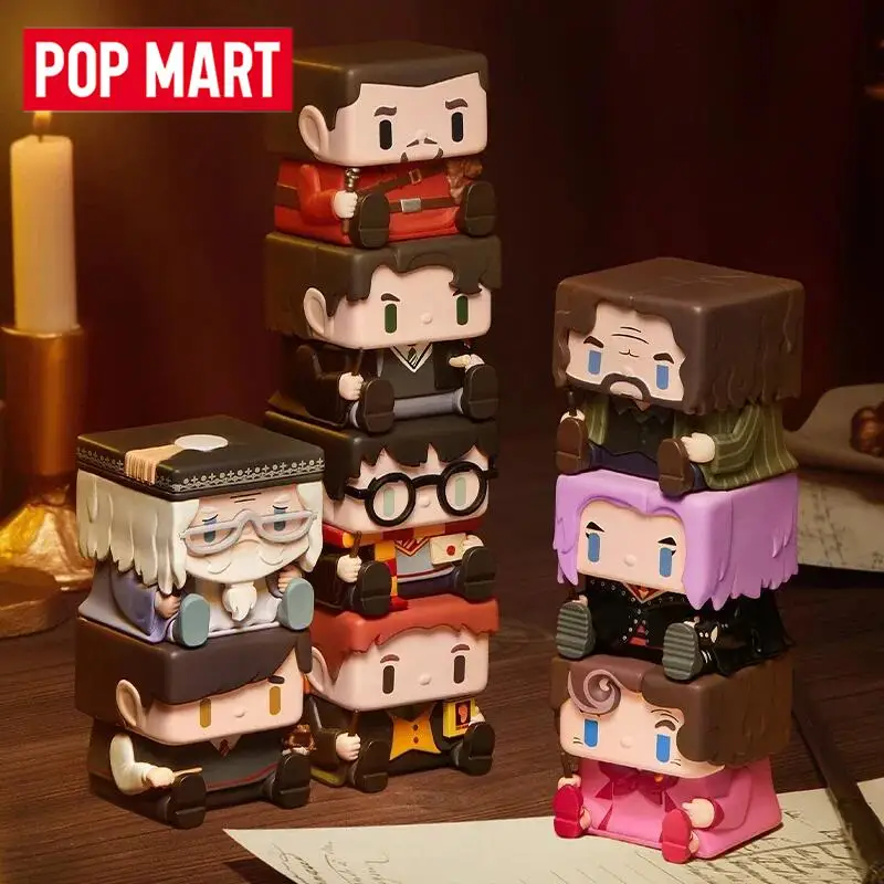 POP MART Harry Potter POP CUBE-1 Series Mystery Box слепая коробка игрушки Mistery Caixa фигурка-сюрприз милая модель подарок на день рождения