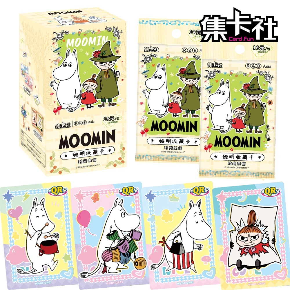 CARD.FUN оригинальные коллекционные карты Moomin, сказочный мир, путешествия, анимация, милый эльф, теплые карточки-компаньоны, любимый подарок для детей