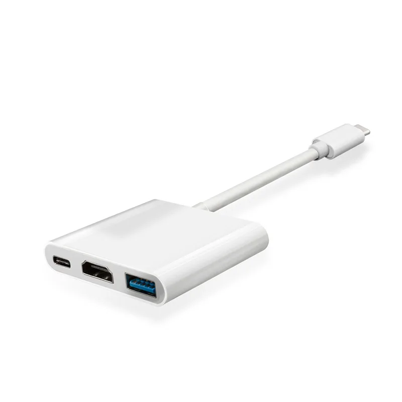 Фото Адаптер для зарядки 3 в 1, USB 3,0 PD, HDMI 4K №4