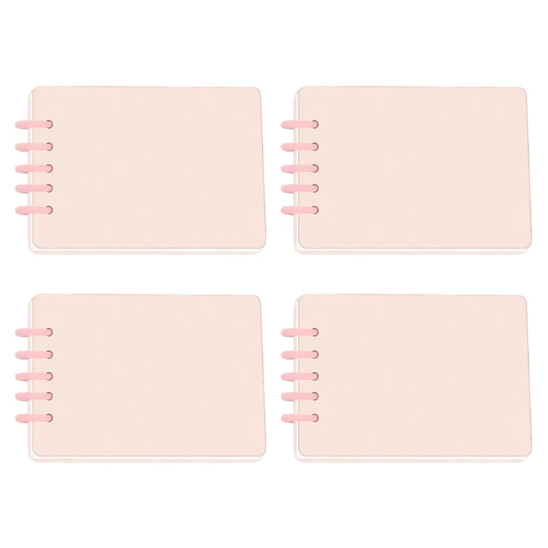 Фото 4pcs Двойная катушка. Записка 160 страниц шириной 2,8x4inch Маленькие блокноты Написание карманной записной книжки для написания №3