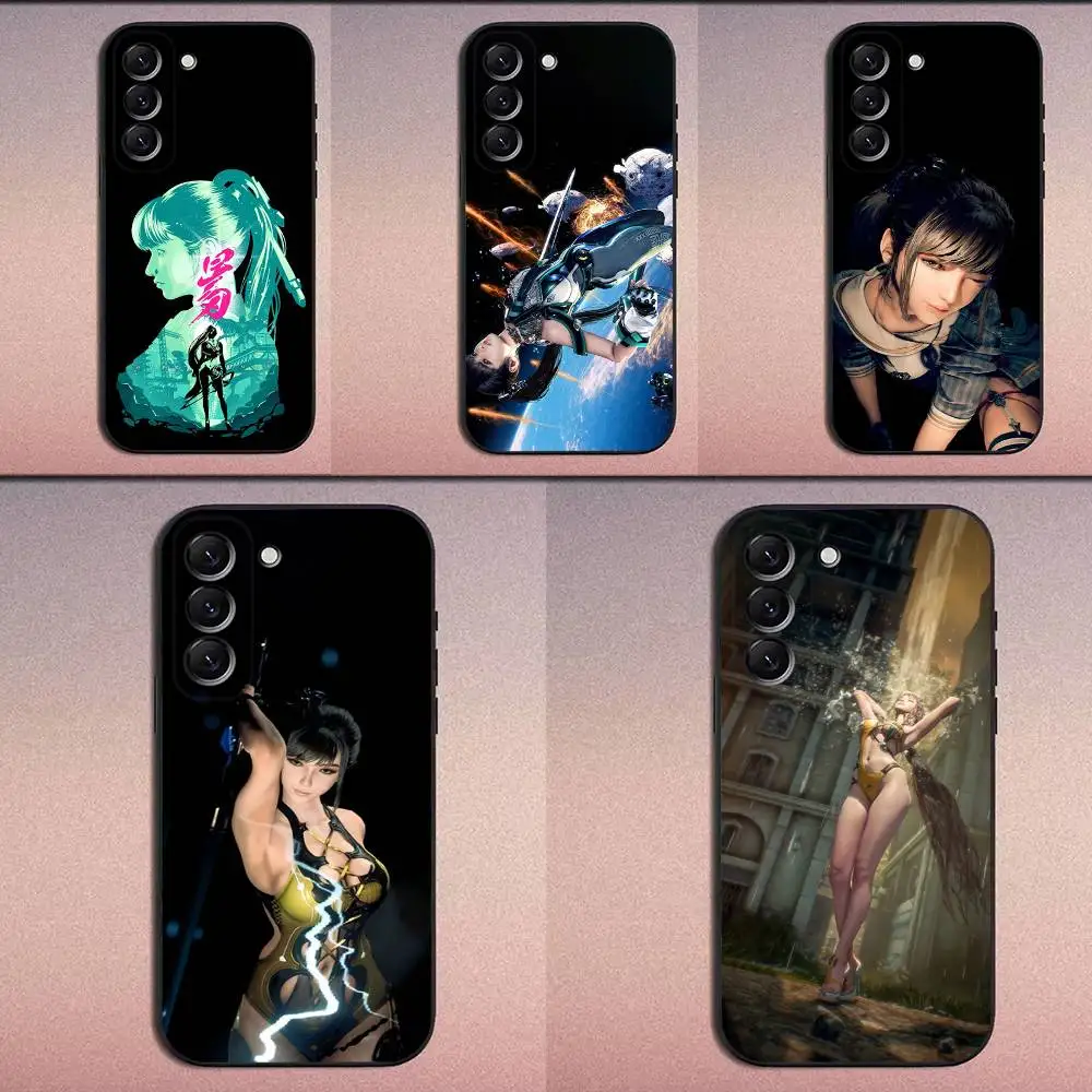 Чехол для телефона Eve Game Stellar Blade для Samsung Galaxy A20, A21s, A22, A31, A32, A52, A53, A72, 73, A80, мягкий черный чехол