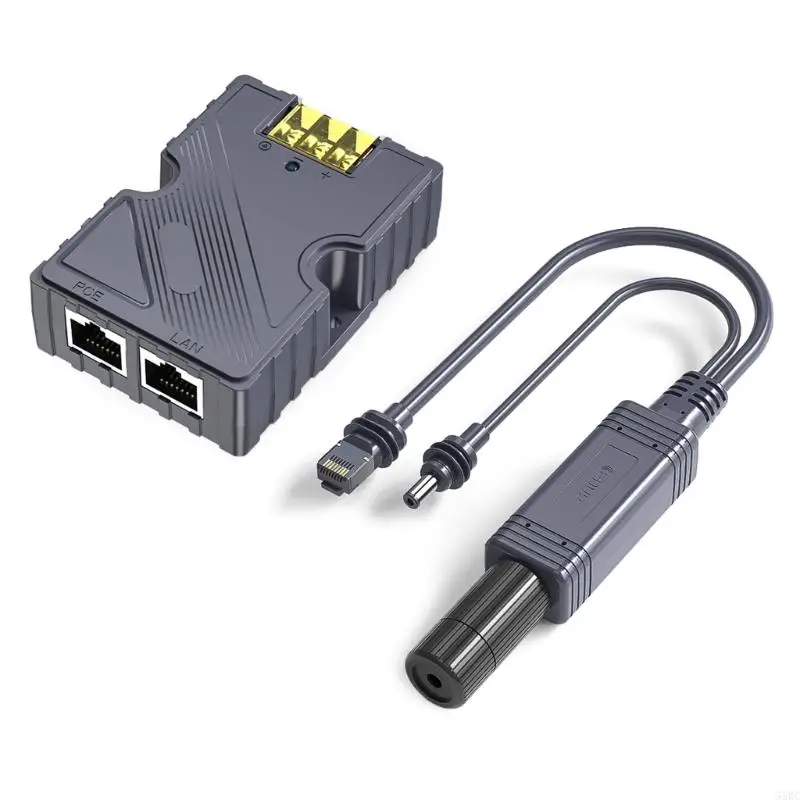 55 км 150 Вт POE Инжектор Splitter Splitter Инжектор 150 Вт Gige пассивная мощность над сетевым адаптером Ethernet для Dishy