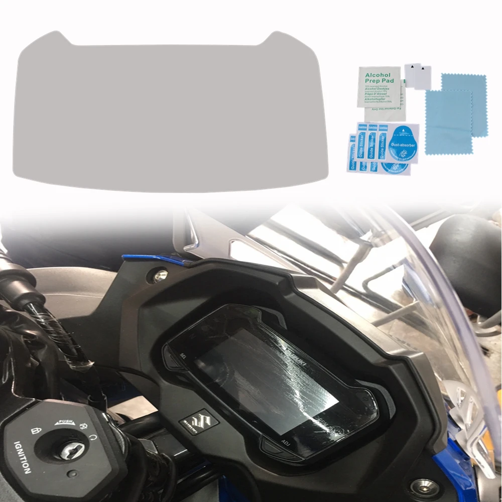 Защитная пленка от царапин для SUZUKI DL250 V-дополнительный DL 250 vдополнительный GSX250R GSX 250R аксессуары для мотоциклов Защитная пленка для экрана