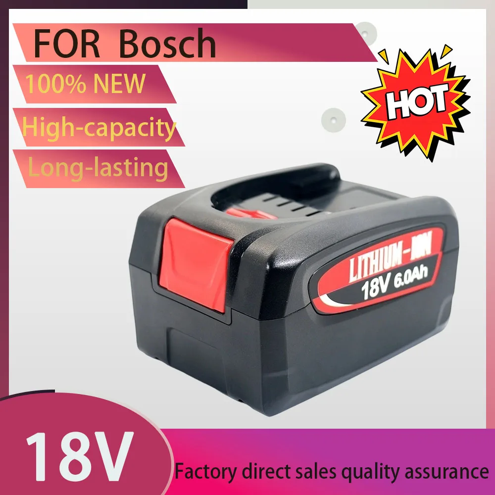 Фото Для Bosch 18650 18 В 6,0 Ач литий-ионный аккумулятор Замена для AL1810CV AL1815CV PBA PST PSB PSR электроинструменты №2