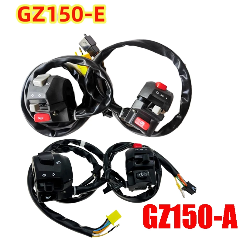 Переключатели на ручке мотоцикла для Suzuki Haojue GZ150-A GZ150-E Start/Horn/Light, левый и правый диммер, переключатель управления