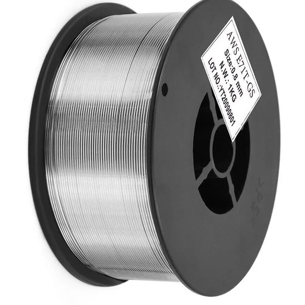 Сварочная проволока с алюминиевым флюсом E71T-GS, 1 шт., сварочная проволока без газа, сварочная проволока 0,8 мм MIG, сварочная проволока без газа, товары для пайки