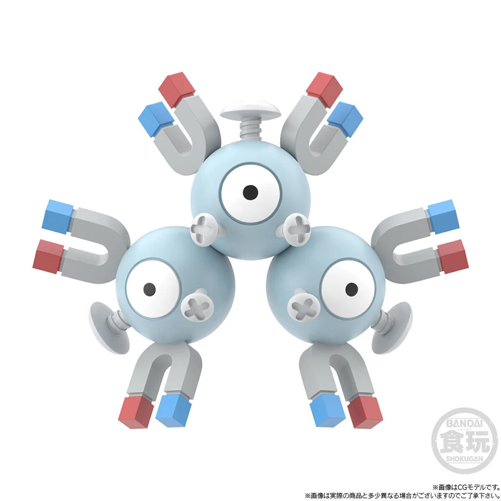 Фото Оригинальные фигурки Bandai Pokemon Scale World Lt. Surge Electabuzz Magneton, подарки на день рождения, коллекционные игрушки-модели 1/20 №5