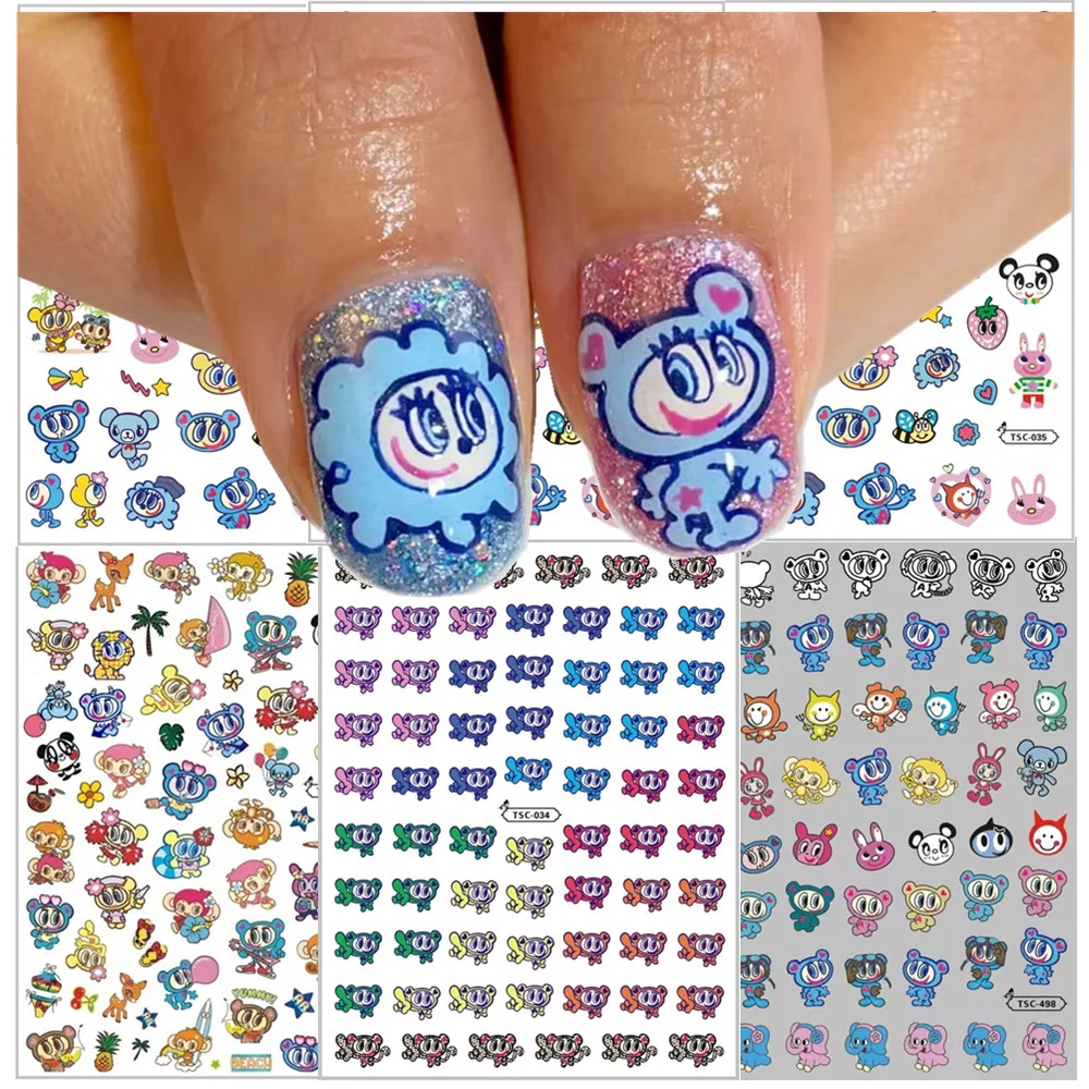 TSC-024 NEW меццо фортепиано Angle BlueNail слайдер аниме возраст 3d наклейки для ногтей товары для ногтей TSC-035