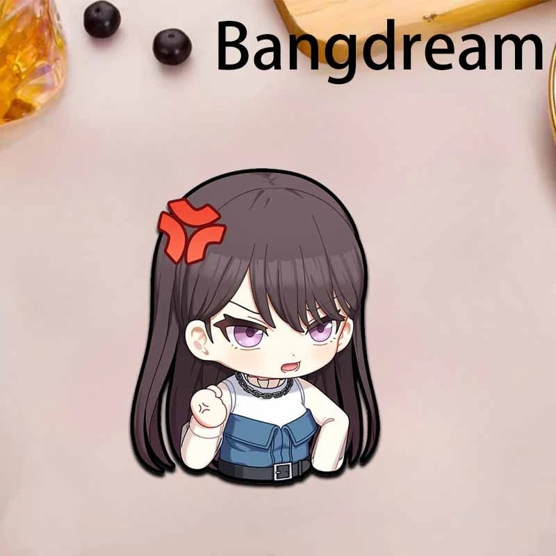 Фото Аниме BanG Dream R идея Kaname Anon Chihaya, значок для косплея, кавайная акриловая брошь, 5 шт./компл., булавки для лацканов, сумка, аксессуары, реквизит, подарок №5